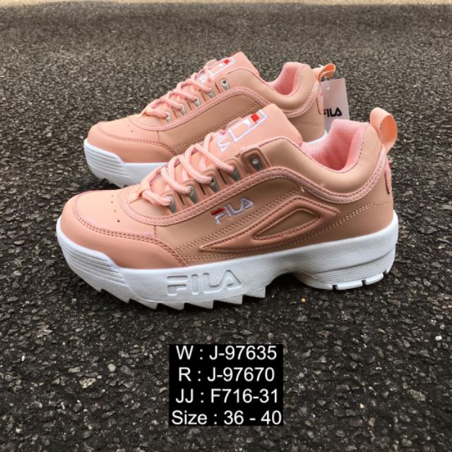 fila sneakers peach