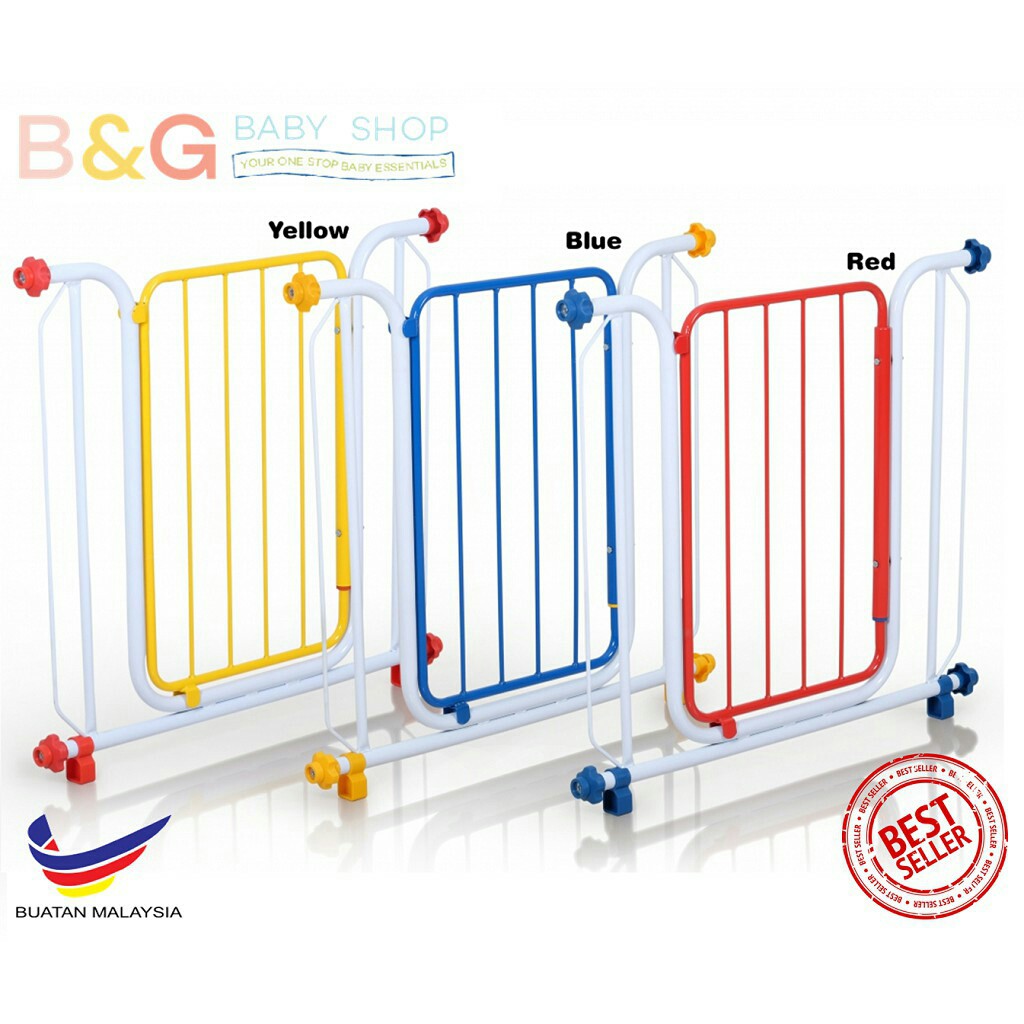 B&G Baby Safety Security Baby Gate Model 188 (Random Colour) Shopee