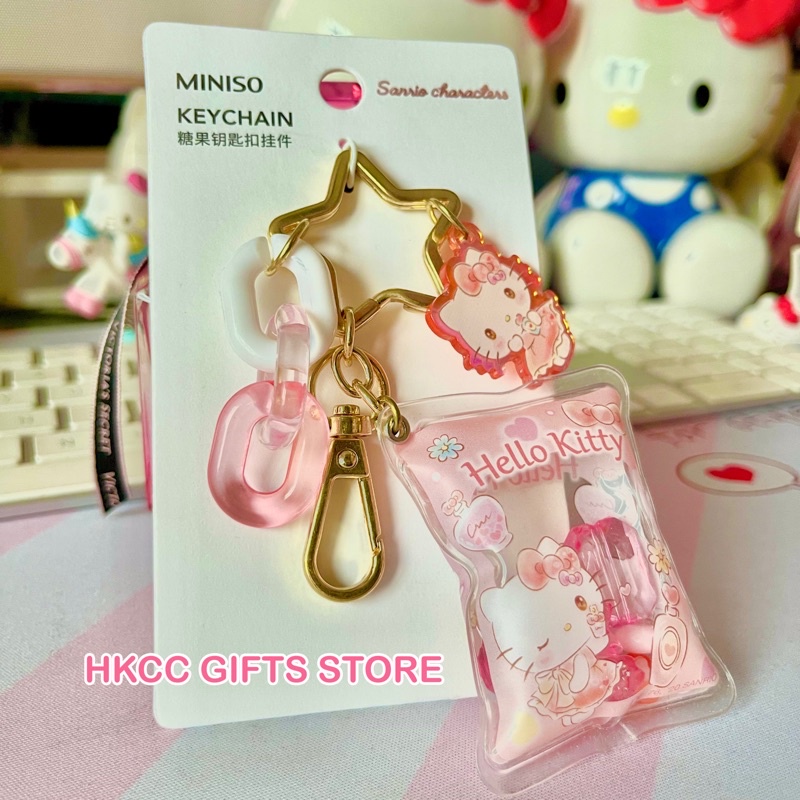Miniso Keychain Hello Kitty Shopee Malaysia