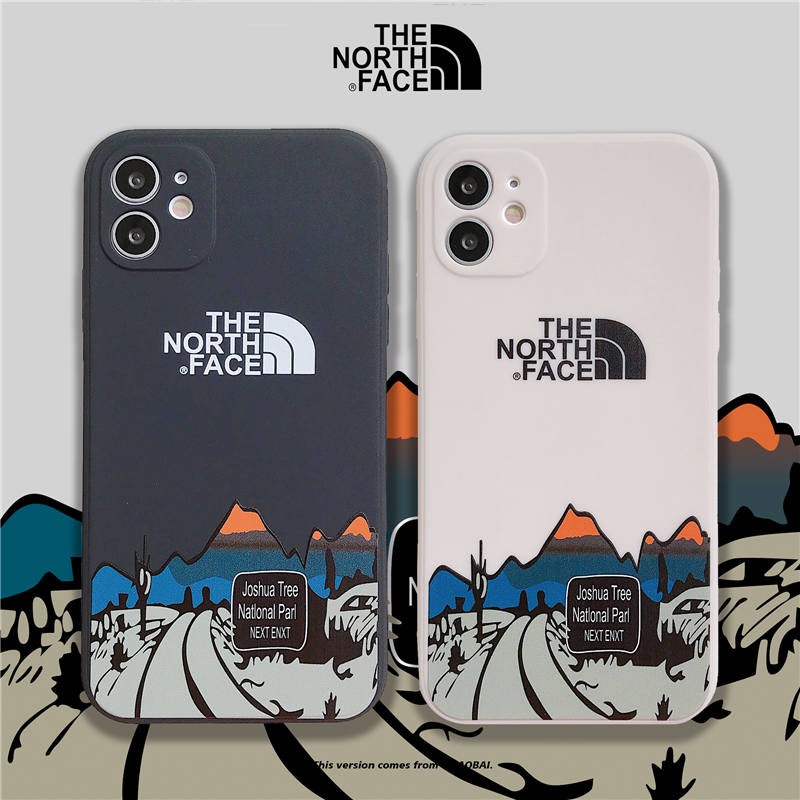 Classic Square North Face Fashion Brand Trendy Brand Joint Phone Case 