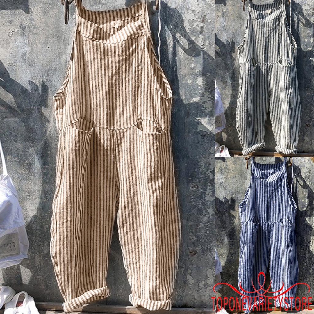 baggy cotton jumpsuit