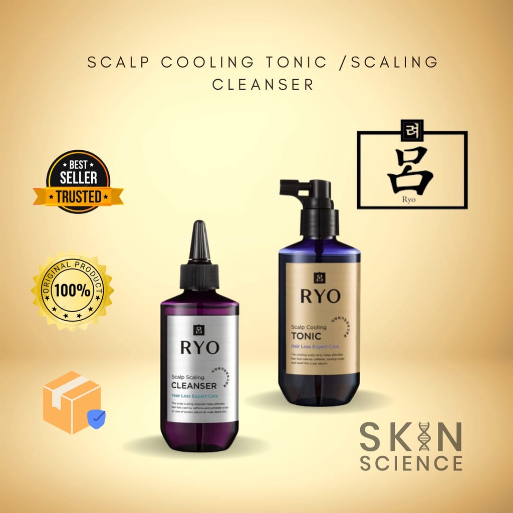 Ryo Hair Loss Care Scalp Deep Cleanser / Cooling Hair tonic 145ML