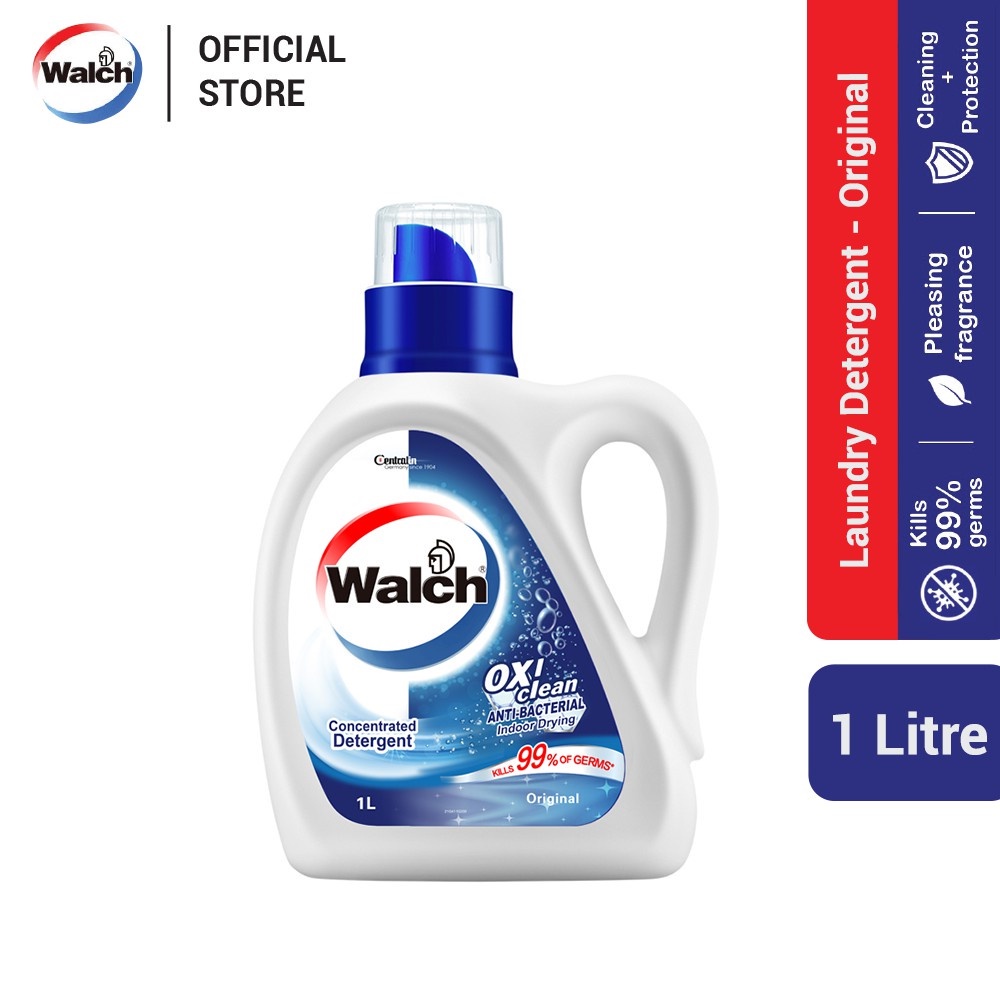 Walch 1000ml Antibacterial Laundry Detergent Original | Shopee Malaysia