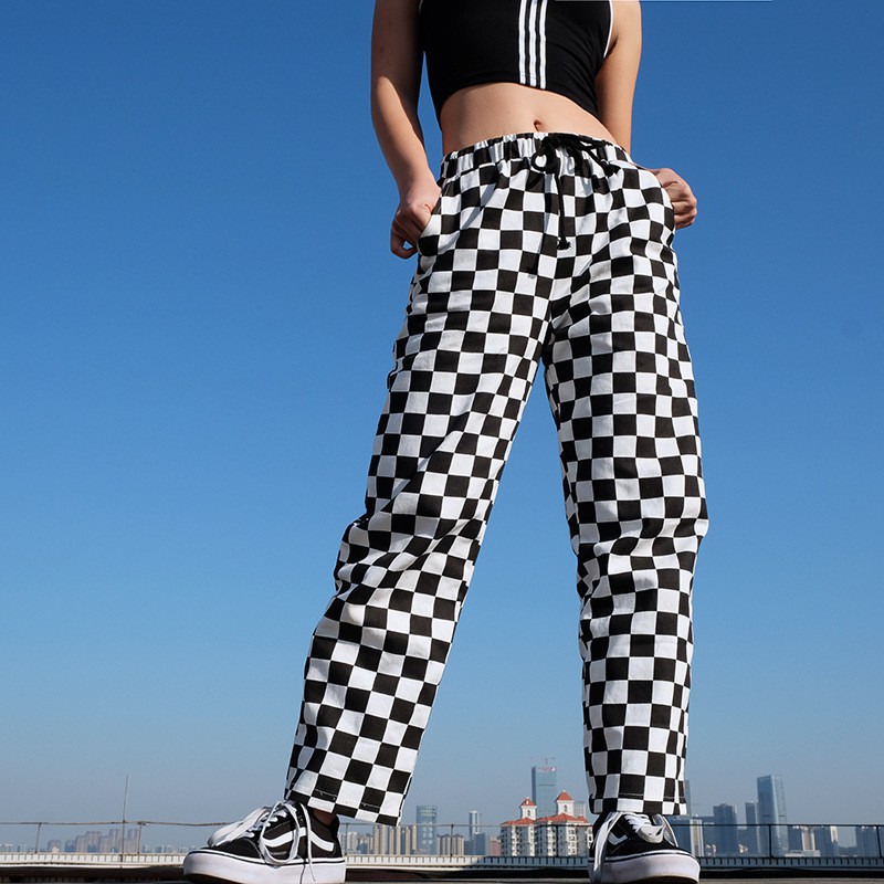 checkered sweatpants