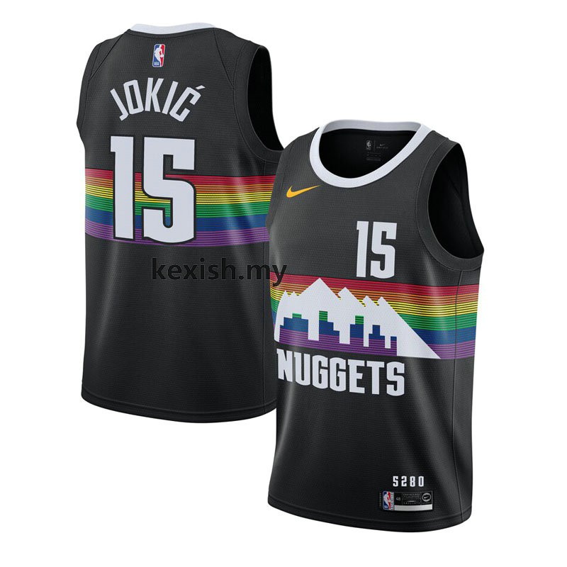 NBA Denver Nuggets #15 Nikola Jokic 