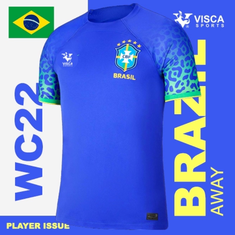 [World Cup Jersey] Brazil Away Jersey World Cup 2022 Player Issue