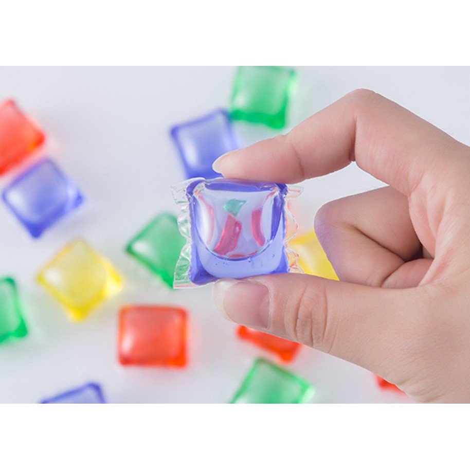 (1 Pod) Laundry Gel Bead Pod Capsule Dissolve Cleaner Stains