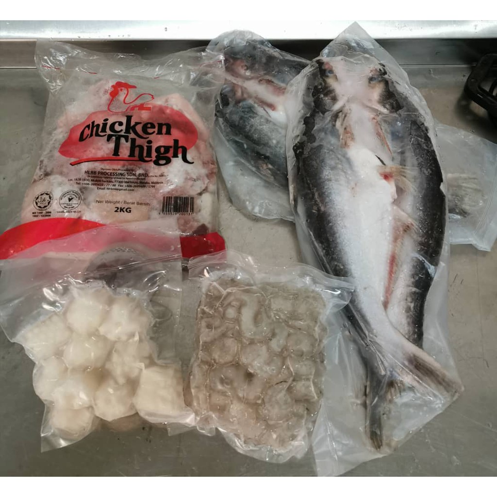 Mixed Seafood Meat Package A Shopee Malaysia