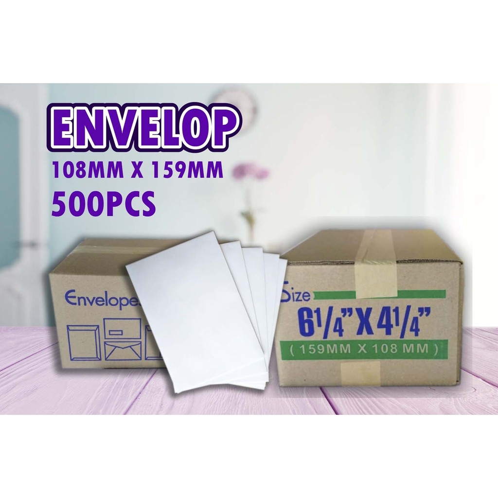 Envelope White / Sampul Surat Putih / Sampul Kad kahwin 4 x 6 | Shopee