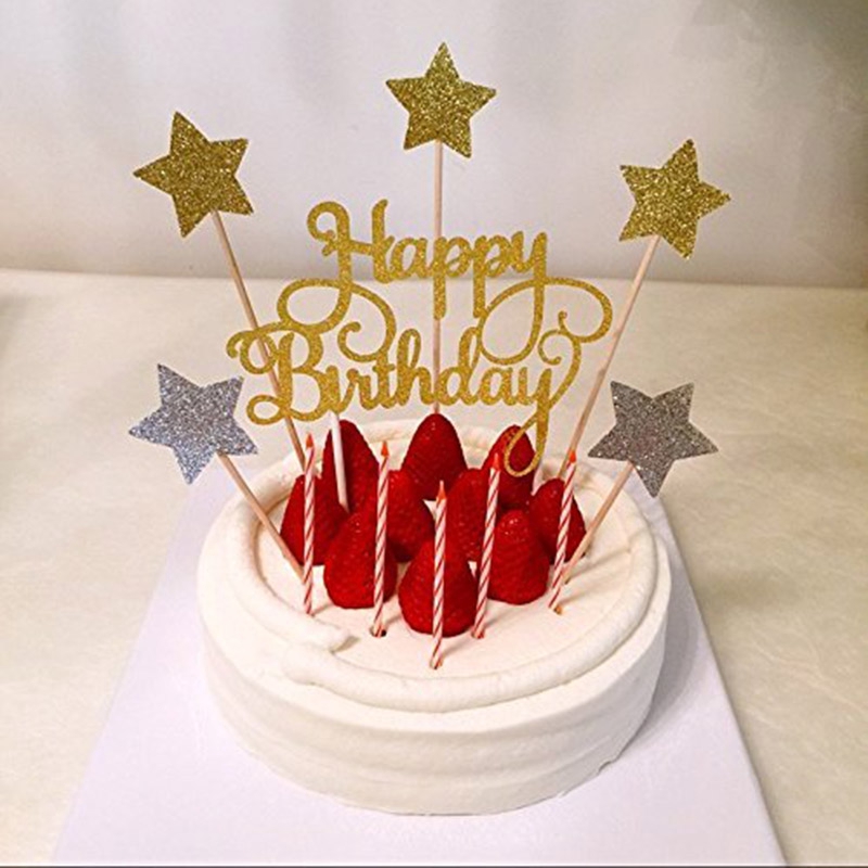 Happy 90th Birthday Cake Topper 1pc Custom Cake Topper Birthday Decoration Glitter Cake Topper