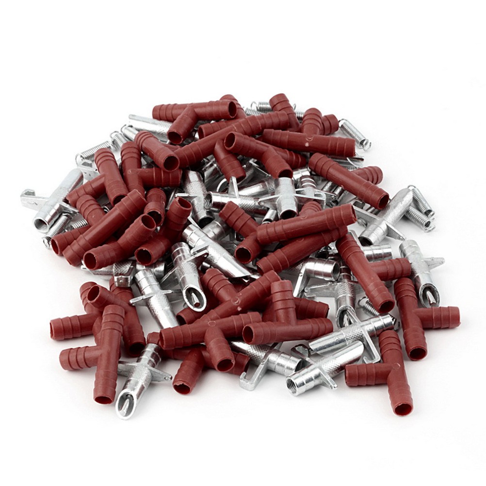 30pcs Bird Feeder Automatic Feeder Water Nipple For Rodents Rabbit