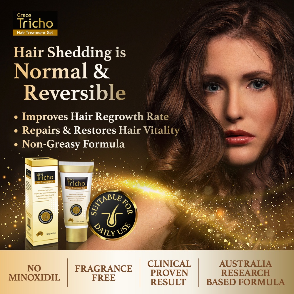 3x Boxes Tricho Hair Growth Gel Advanced Formula | Help Grow Thick Hair,  Suitable For All Hair Types | Made in Australia | Shopee Malaysia