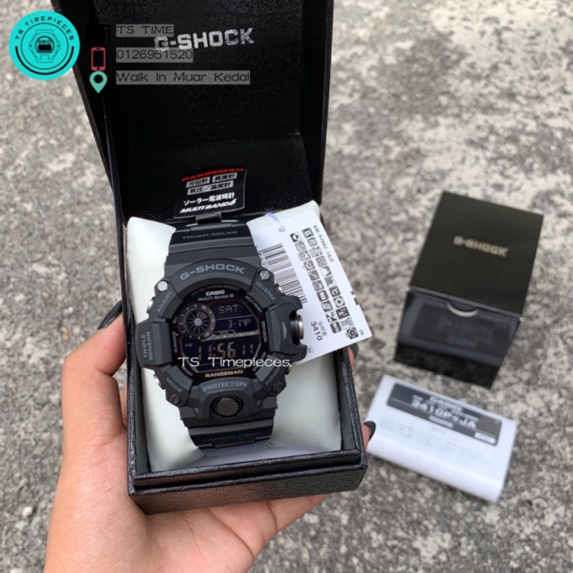 カシオ G-SHOCK GW-9400J-1BJF レンジマン ブラックアウト www