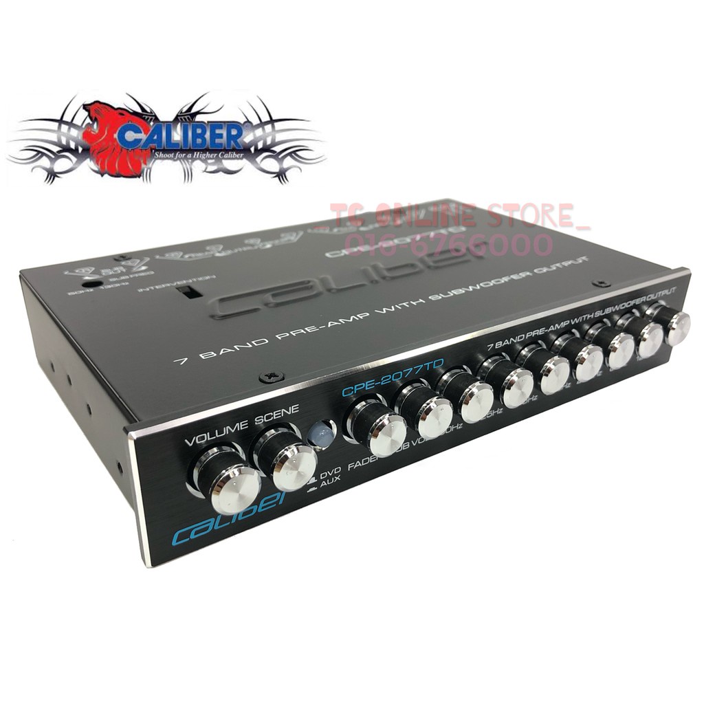 CALIBER 7BAND AMP EQUALIZER Shopee Malaysia