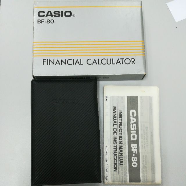 Casio vintage BF-80 financial calculator 80th | Shopee Malaysia