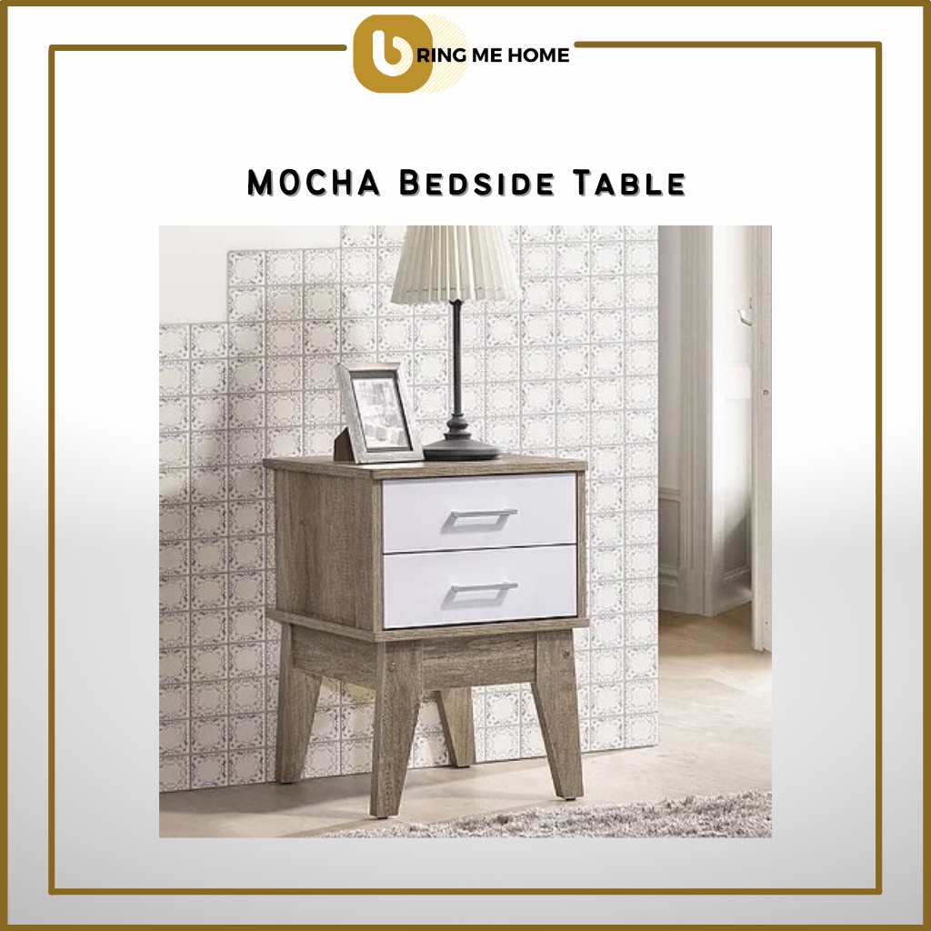 MOCHA Modern Bedside Table Bedroom Side Table Meja Kecil Tepi Katil