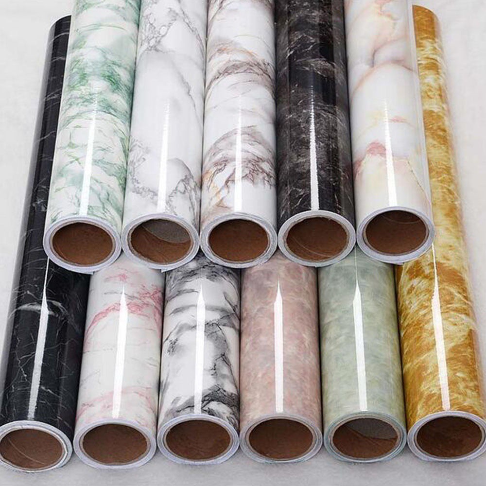 New Self Adhesive Granite Marble Peel Wall Countertop Sticker