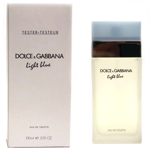 ORIGINAL Dolce & Gabbana Light Blue EDT 100ML Tester Perfume | Shopee  Malaysia