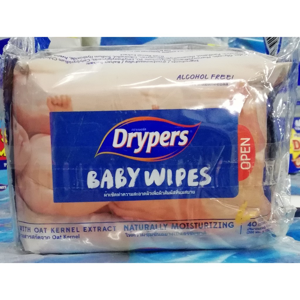 drypers baby wipes