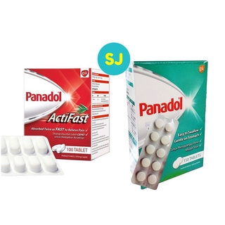Panadol (Actifast  / Regular )10 Tablets / Strip (Headache, Paracetamol, Fever)