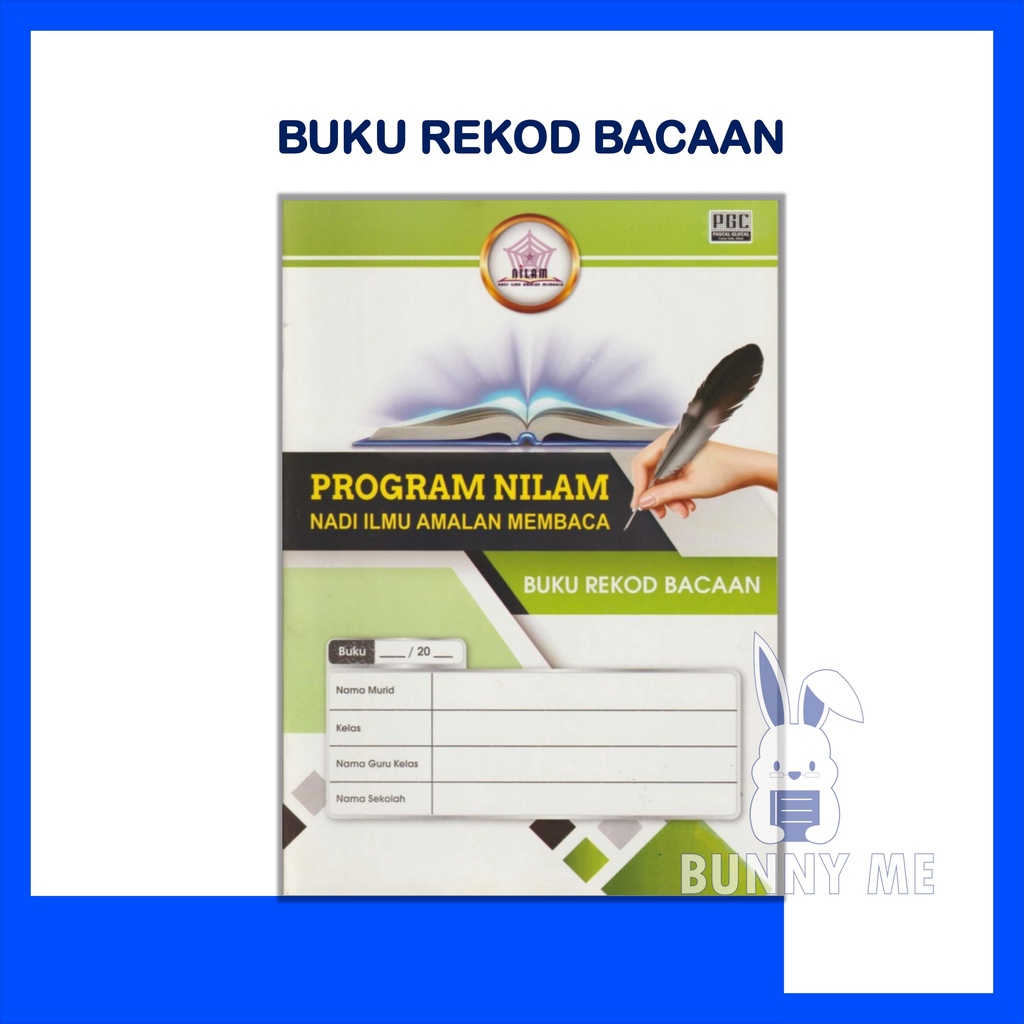 BUKU REKOD BACAAN -PROGRAM NILAM | Shopee Malaysia