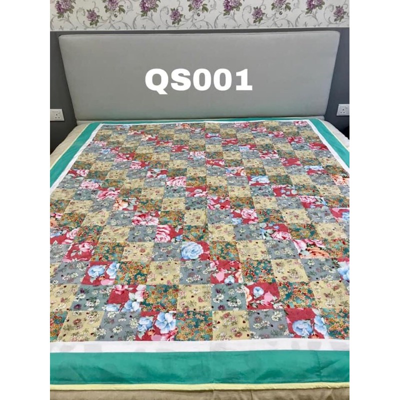 Patchwork Quilt 成人百家被Queen size 60x70寸(152cm x177cm) Shopee Malaysia