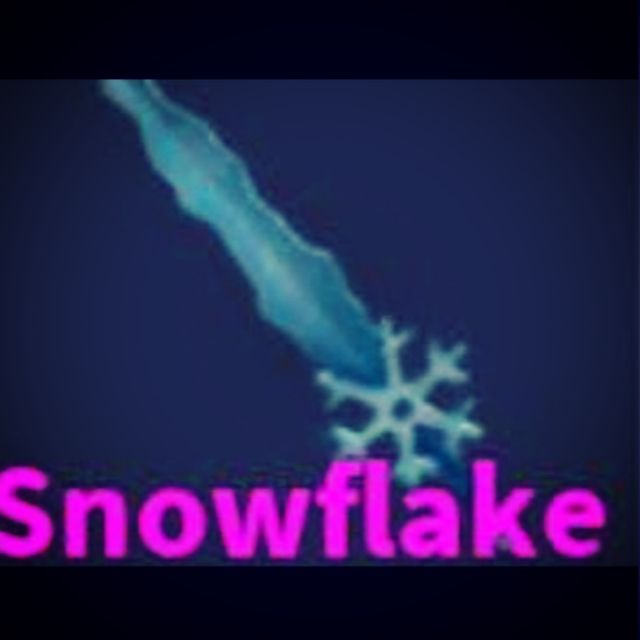 Roblox Murder Mystery 2 Snowflake Knife Shopee Malaysia - roblox murder mystery 2 selling knives for robux how to get free