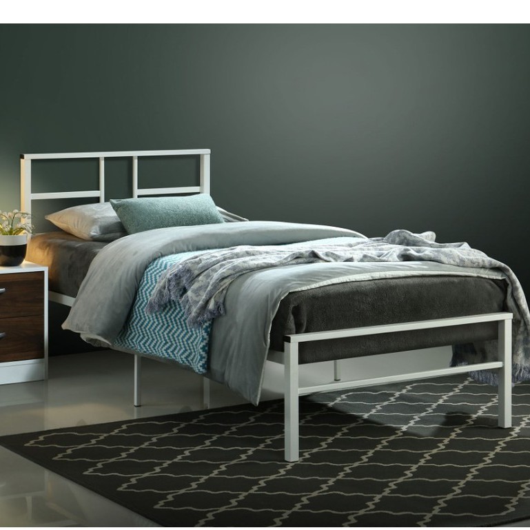 LILY single metal bed frame / katil single / katil single besi / katil ...