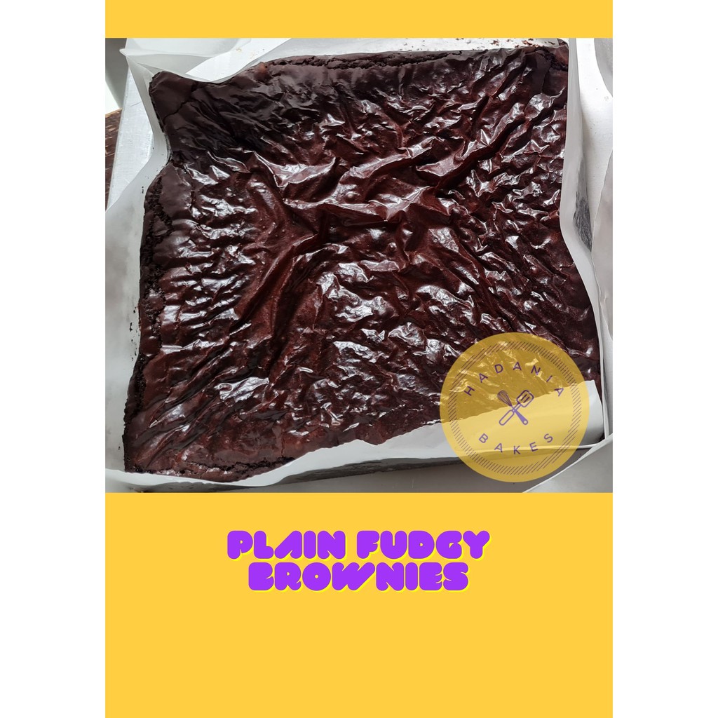 Fudgy Brownies Kedut 8 Premium Chocolate Almond Walnut Delicious Snacks With Coffee Tea Or Milo Shopee Malaysia