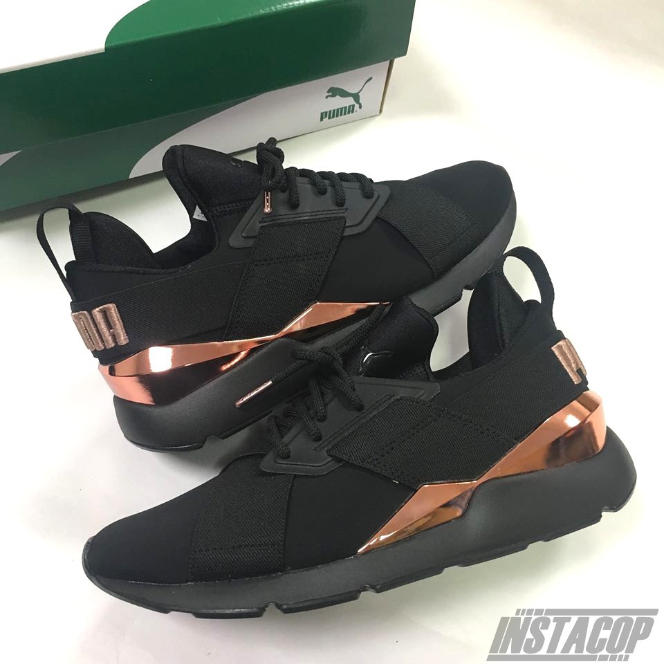 puma metallic rose gold