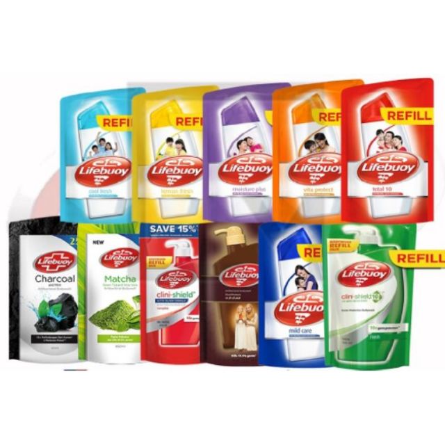 Lifebuoy Total 10 Shower Gel Refill 850ml Shopee Malaysia