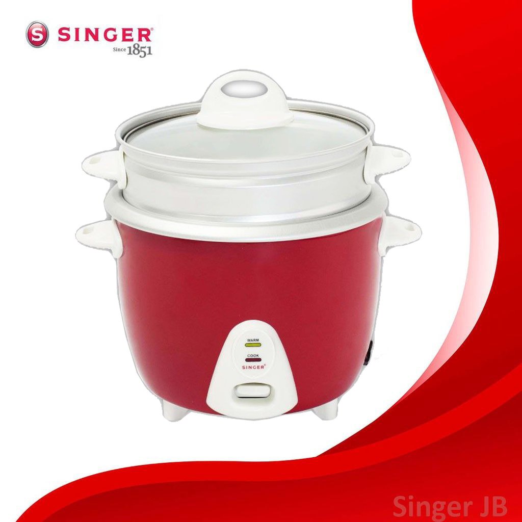 Singer RC103 Rice Cooker/Periuk Nasi Steamer (1L) Shopee Malaysia