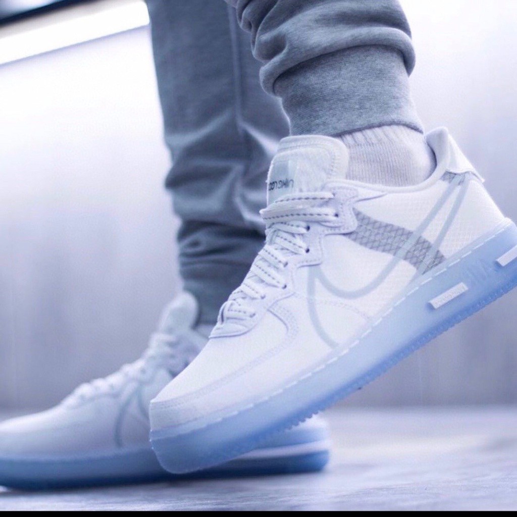air force 1 react white light
