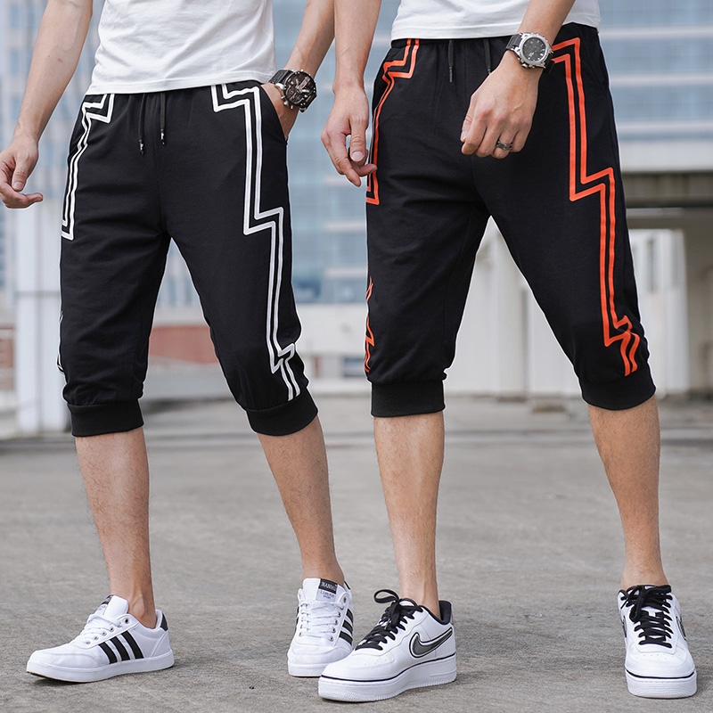 cotton sweatpant shorts