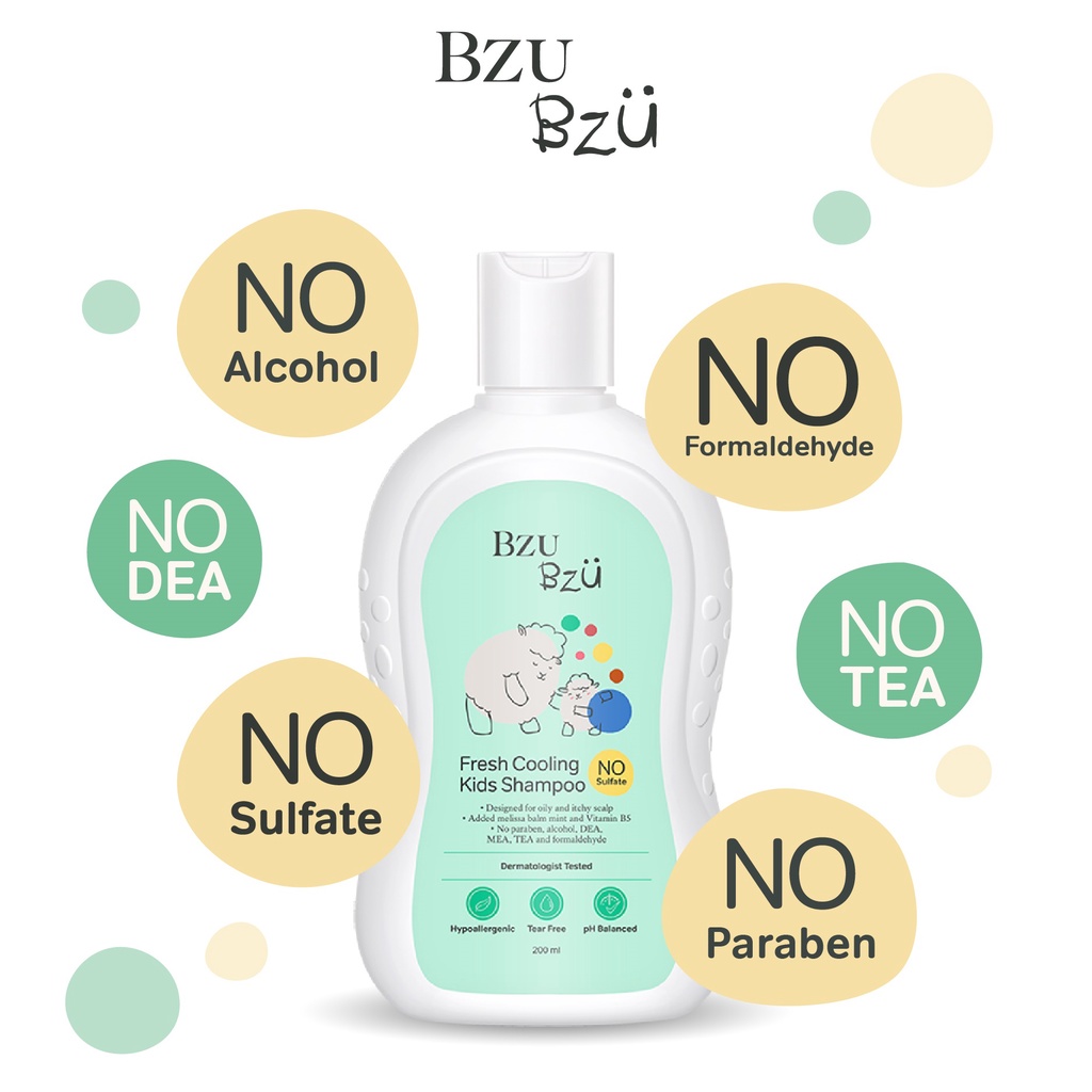 BZU BZU Fresh Cooling Kids Shampoo 200ml