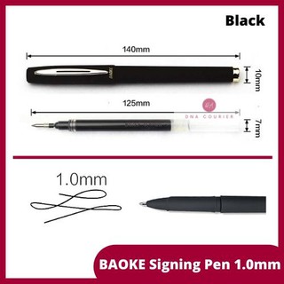 1.0mm Expert & Super Durable Gel Writing Sign Pen Black Colour | Shopee ...