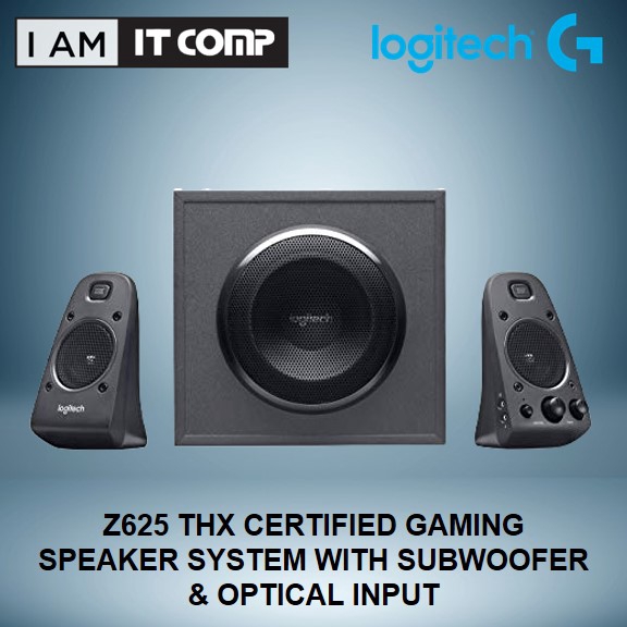 Logitech Z625 Speaker System With Subwoofer & Optical Input Shopee