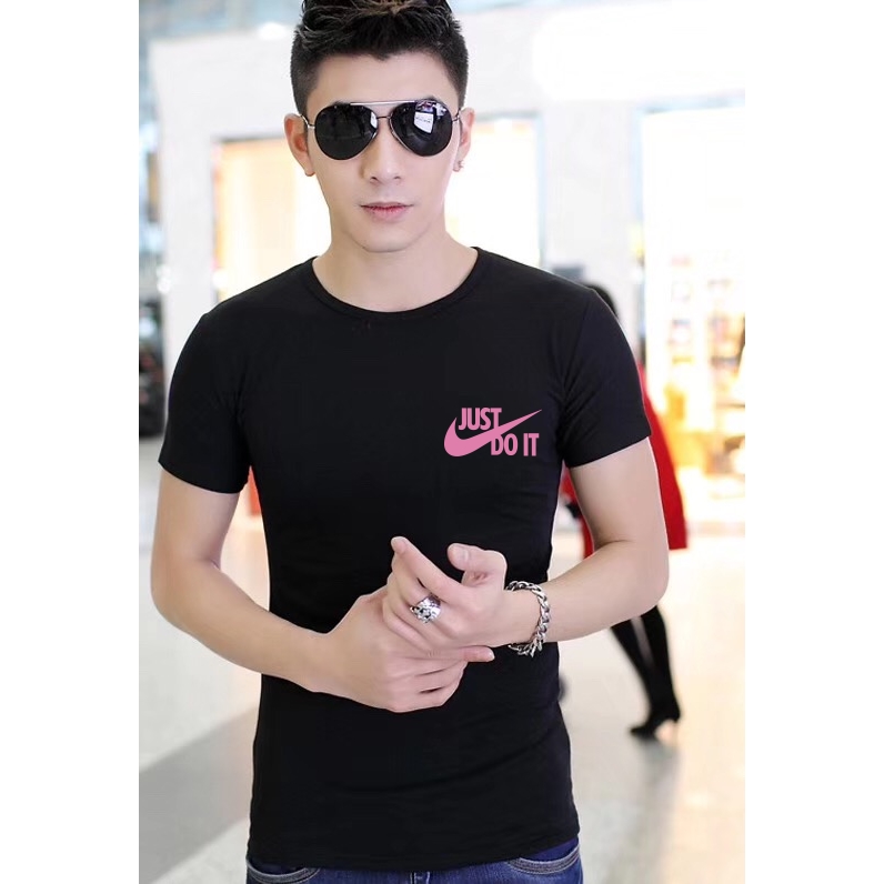 nike just do it collar t shirt