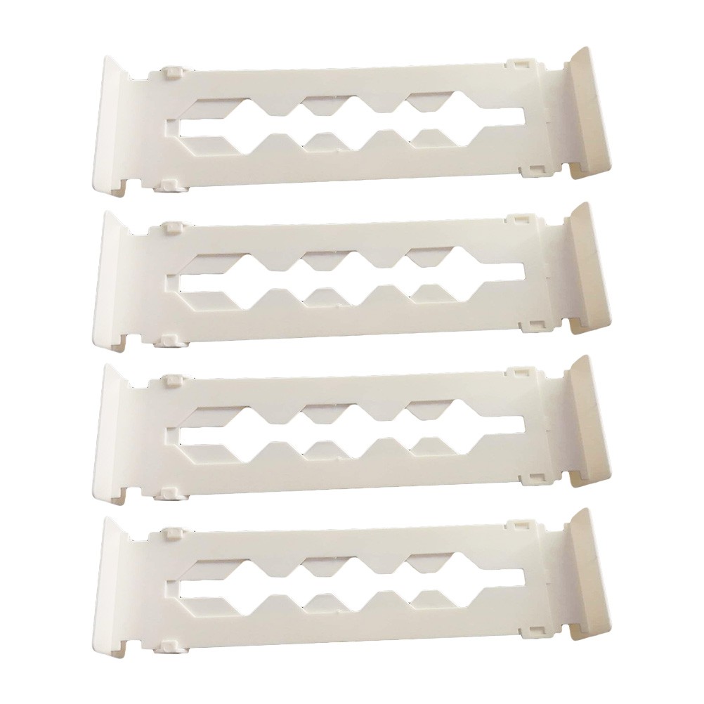 4pcs Adjustable Deep Drawer Organizer Dividers For Dresser Storage