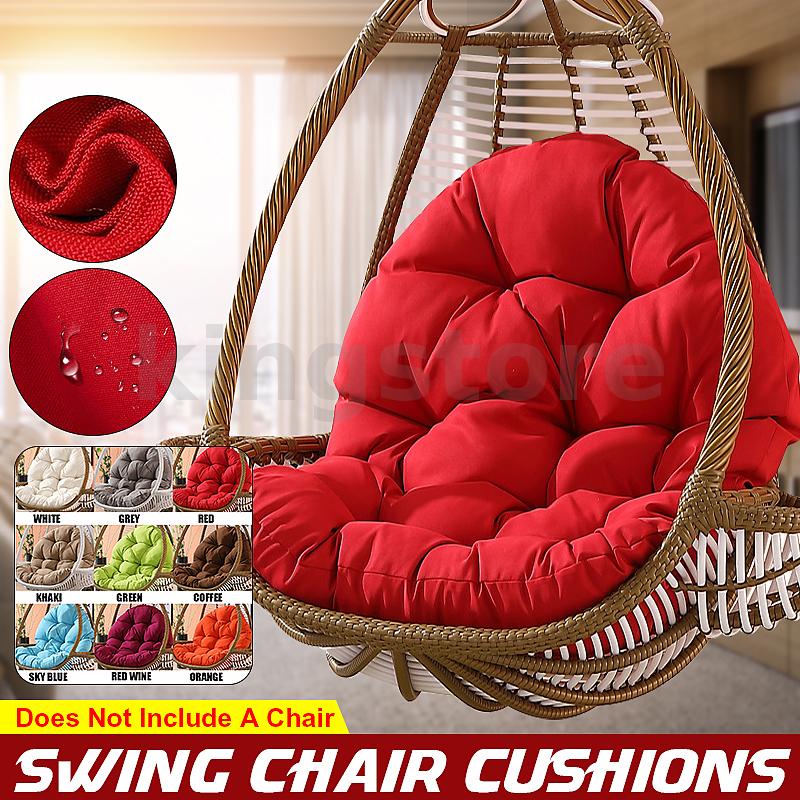 Rattan Hanging Egg Chair Cushion Pad Indoor Outdoor Pads Swing Chair