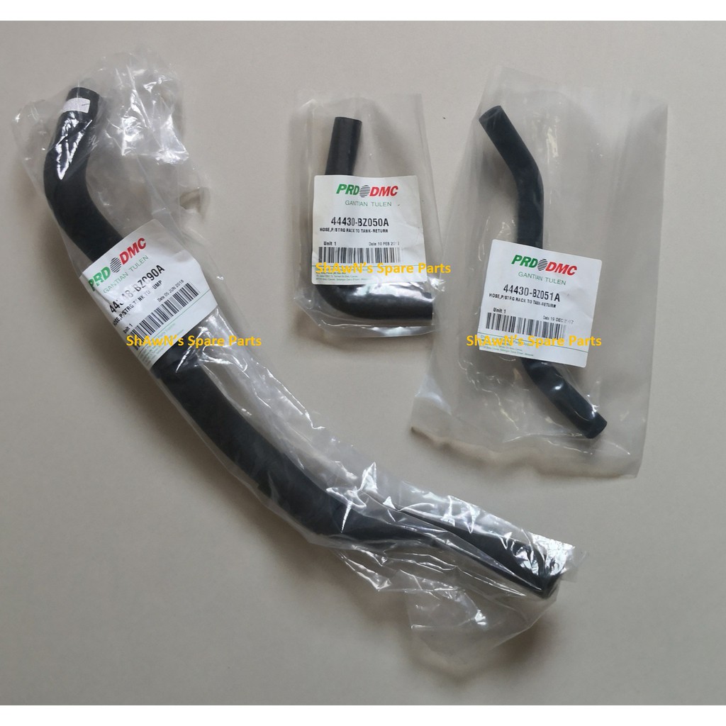 OEM Perodua Alza Power Steering Rubber Hose Set (3pcs) *1SET = RM48