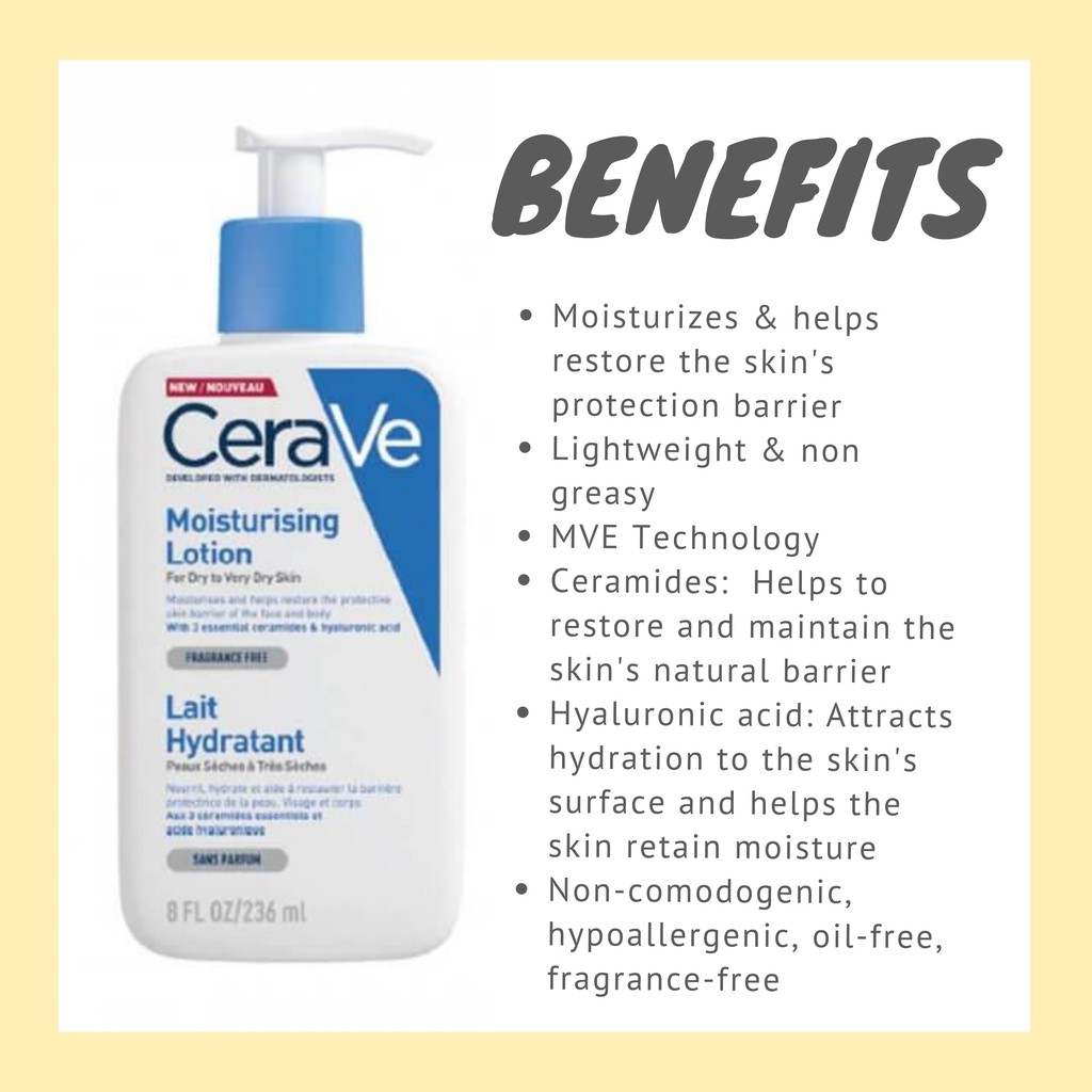 cerave moisturizer benefits
