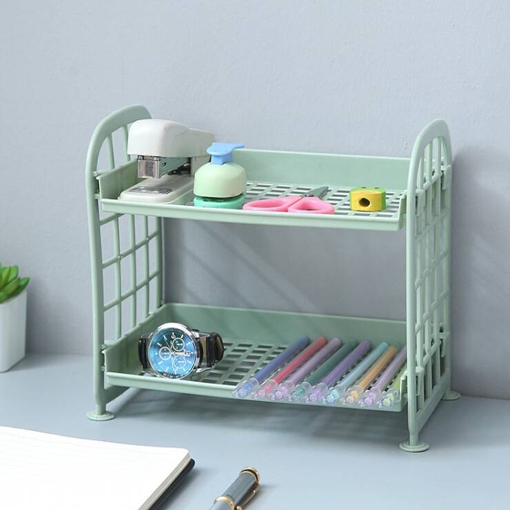 2 Layers Table Storage Rack : Aston