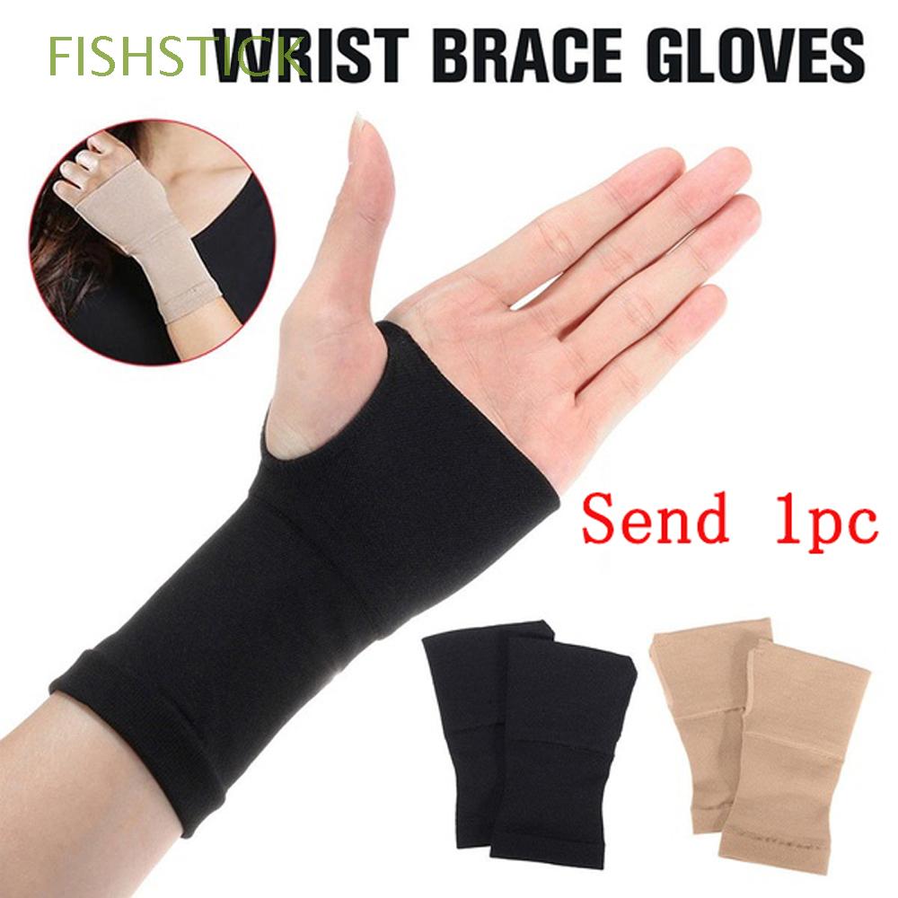 Pair Compression Wrist Support Joint Pain Relief Hand Brace Arthritis