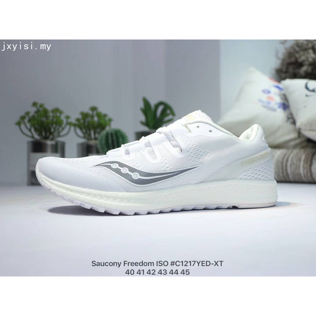 saucony freedom iso mens white
