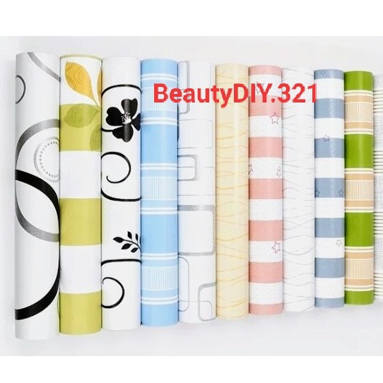 BeautyDIY JALUR 2D WALLPAPER Self Adhesive Waterproof 