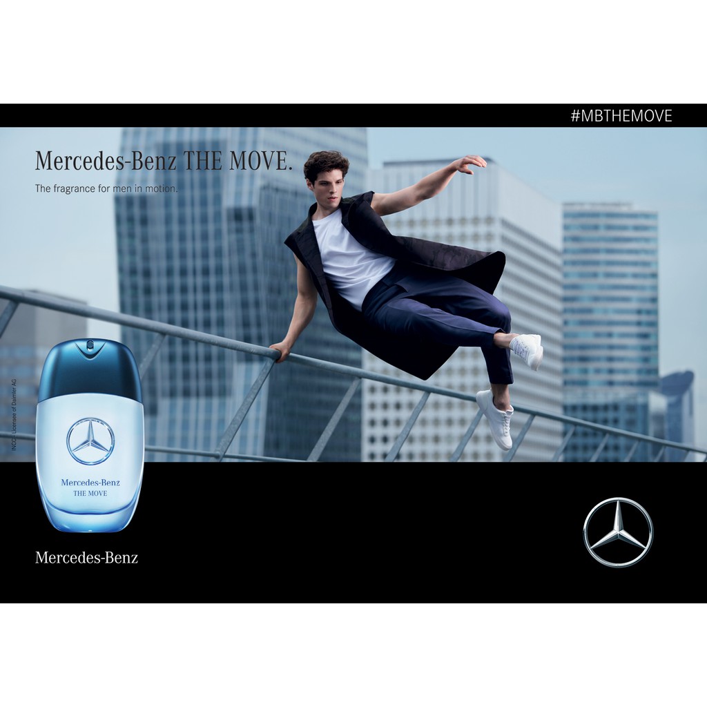 MERCEDES BENZ THE MOVE 100ML EDT FOR MEN | Shopee Malaysia