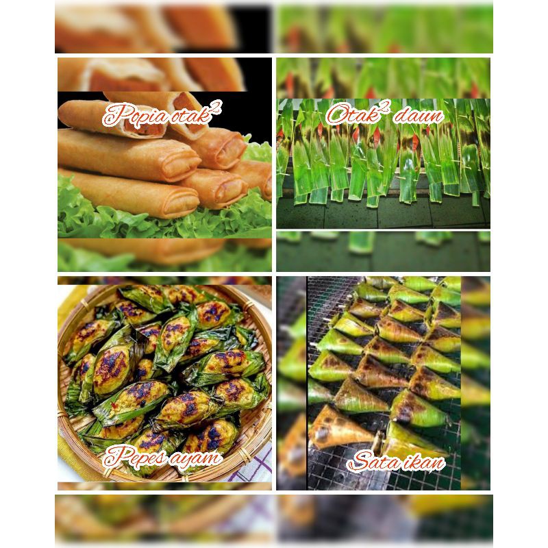 Ready Stok Frozen Food Kempas Otak Otak Popia Sata Pepes Pos Pakai Ais Kering Shopee Malaysia