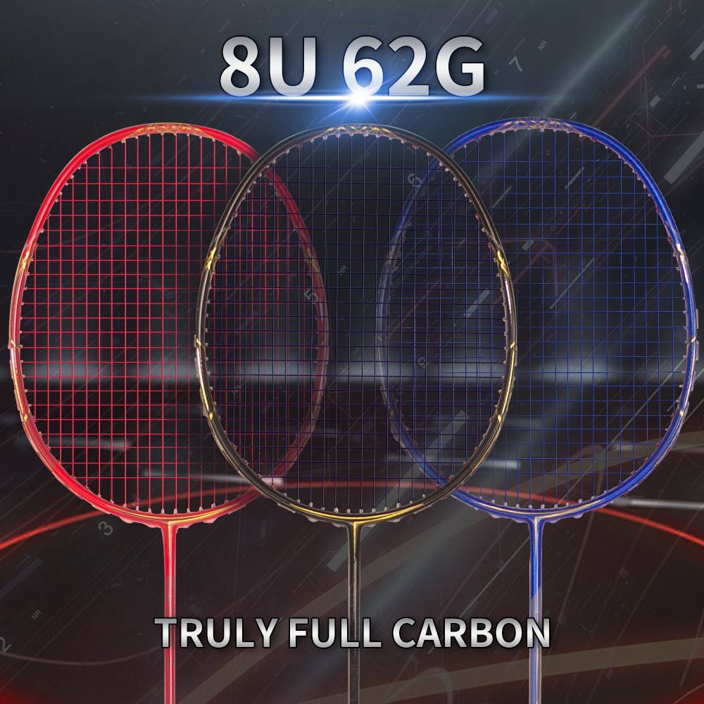 Tanle To Send A Pack Ultralight 8u Tap The Full Carbon Badminton Racket ...