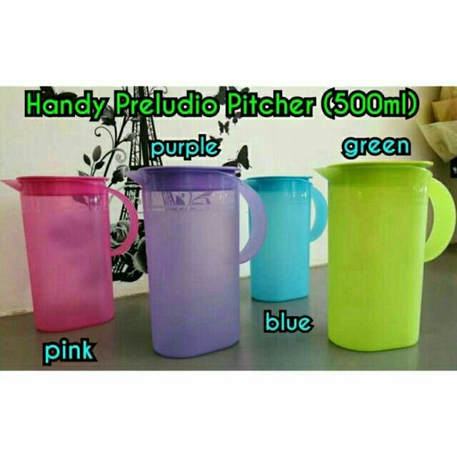 Tupperware Handy Preludio Pitcher 500ml 1pcs